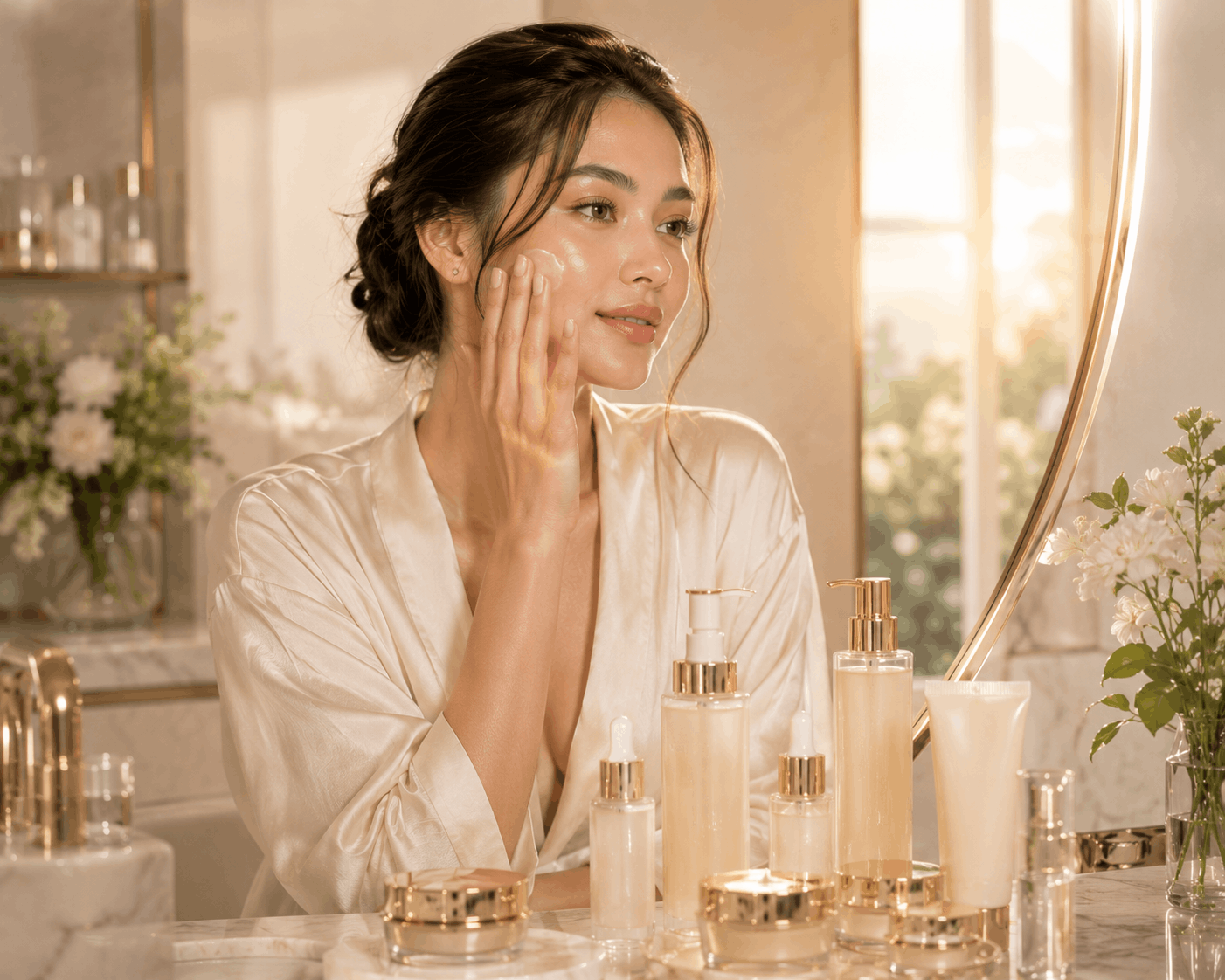 AMWON Beauty skincare routine for naturally glowing healthy radiant skin
